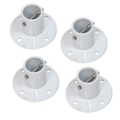 S.R. Smith 75-209-5866 Aluminum Deck-Mounted Anchor Flange Kit for Pools White