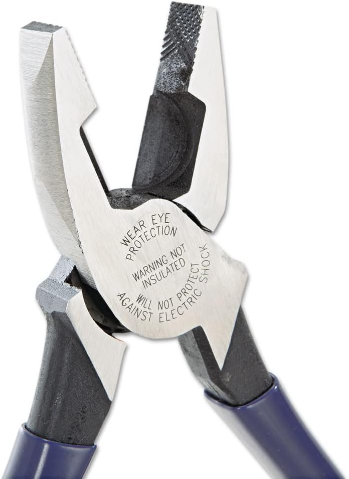 Klein Tools D213-9NE High-Leverage Side Cutting Pliers 9 Inch Dark Blue