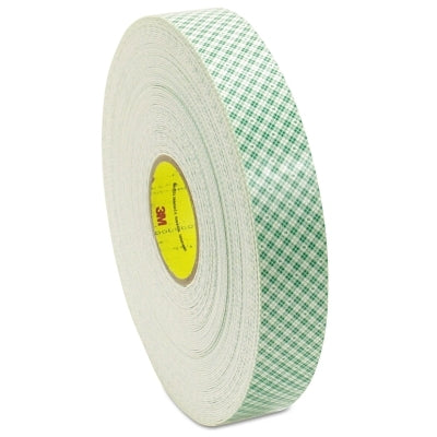 3M 7000048479 Double Coated Urethane Foam Tapes 4016 3/4 inch x 36 yard 62 Mil Off-White