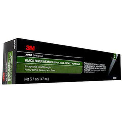 3M 7000045523 Black Super Weatherstrip and Gasket Adhesive 5 fl oz Tube