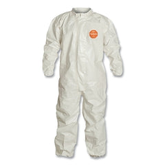 DuPont SL125TWH4X000600 Tychem 4000 Coverall 4XL Zipper Front Elastic Wrist Ankle