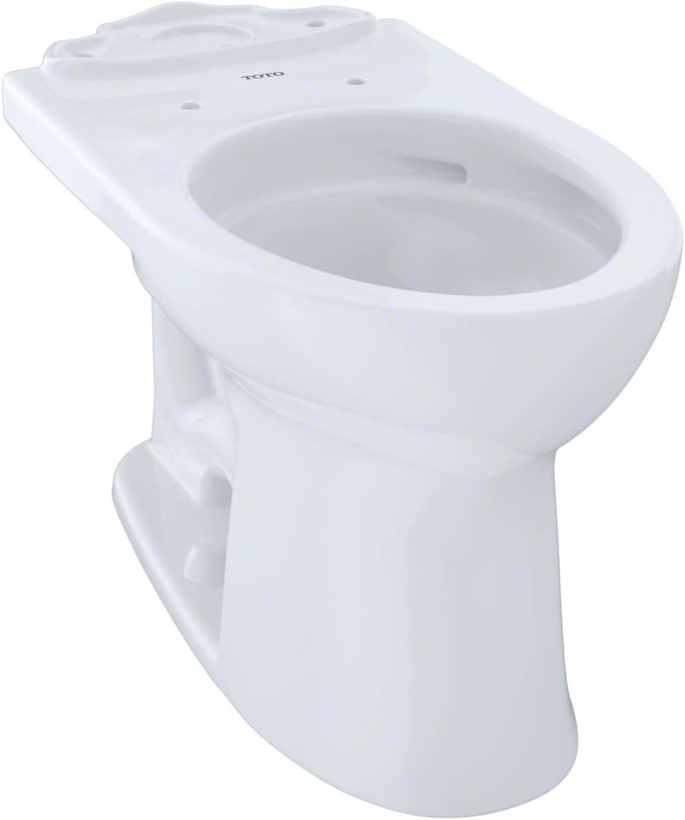 Toto C454CUFG01 Drake II Elongated Toilet Bowl with CEFIONTECT Cotton White