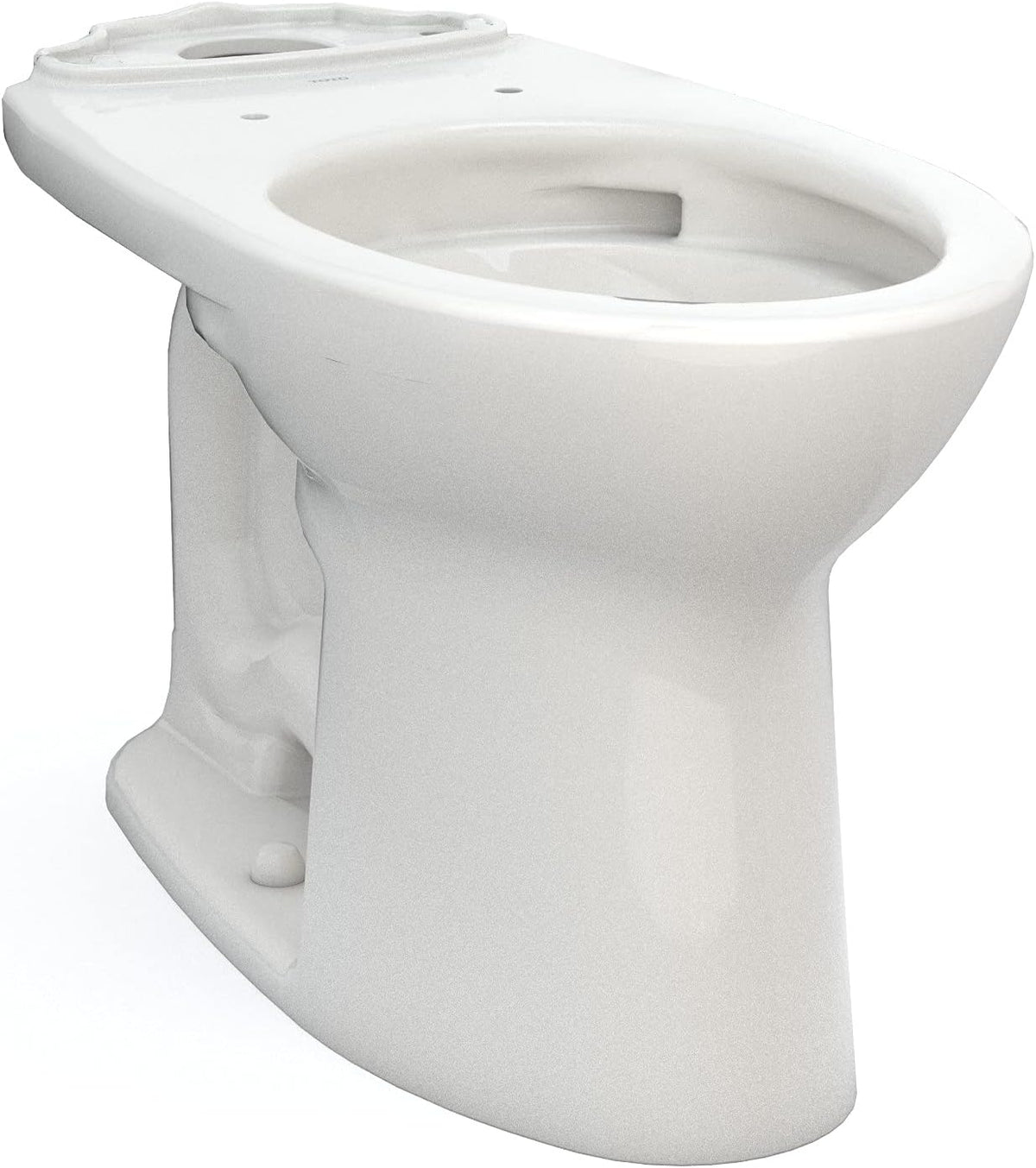 TOTO C776CEFG#11 Drake Elongated Universal Height TORNADO FLUSH Toilet Bowl with CEFIONTECT, Colonial White