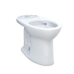 TOTO C776CEFG#01 Drake Elongated Universal Height Toilet Bowl with Tornado Flush and Cefiontect Cotton White