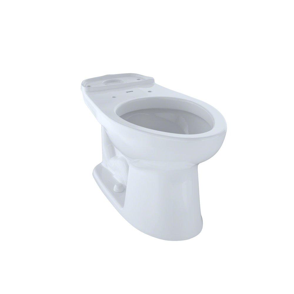 Toto C776CEG#01 Eco Drake Elongated Toilet Bowl Cotton White