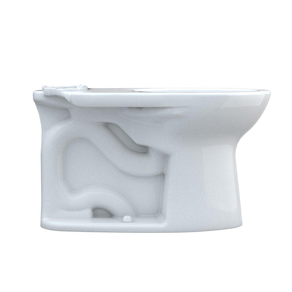 Toto C776CEG#01 Eco Drake Elongated Toilet Bowl Cotton White