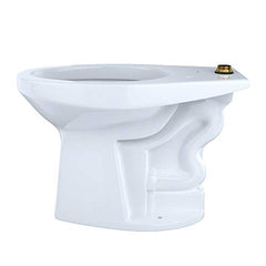 Toto CT705ULN#01 Elongated Floor-Mounted Flushometer ADA Compliant Toilet Bowl with Top Spud Cotton White