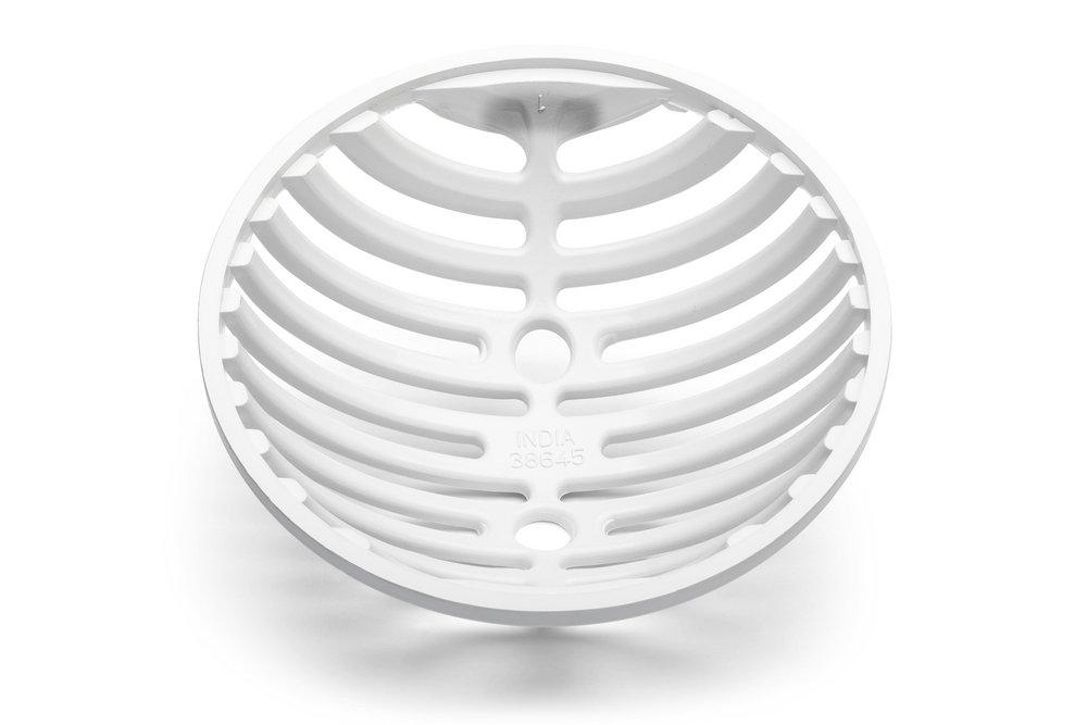 Zurn P1900-SEMI-DOME Plastic Bottom Dome Strainer White Replacement