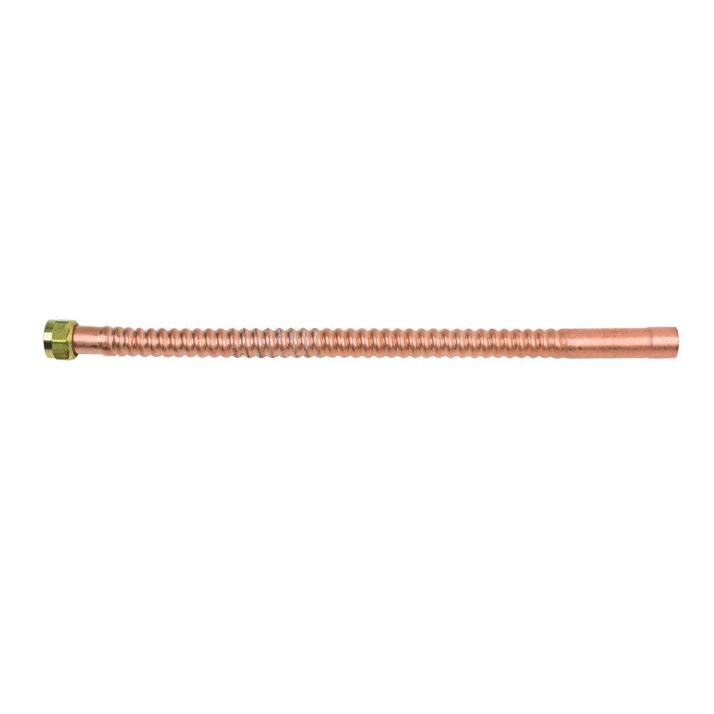 BrassCraft WB034-18N Copper-Flex 3/4 in. FIP x F/M Sweat 18 in. Water Heater Connector