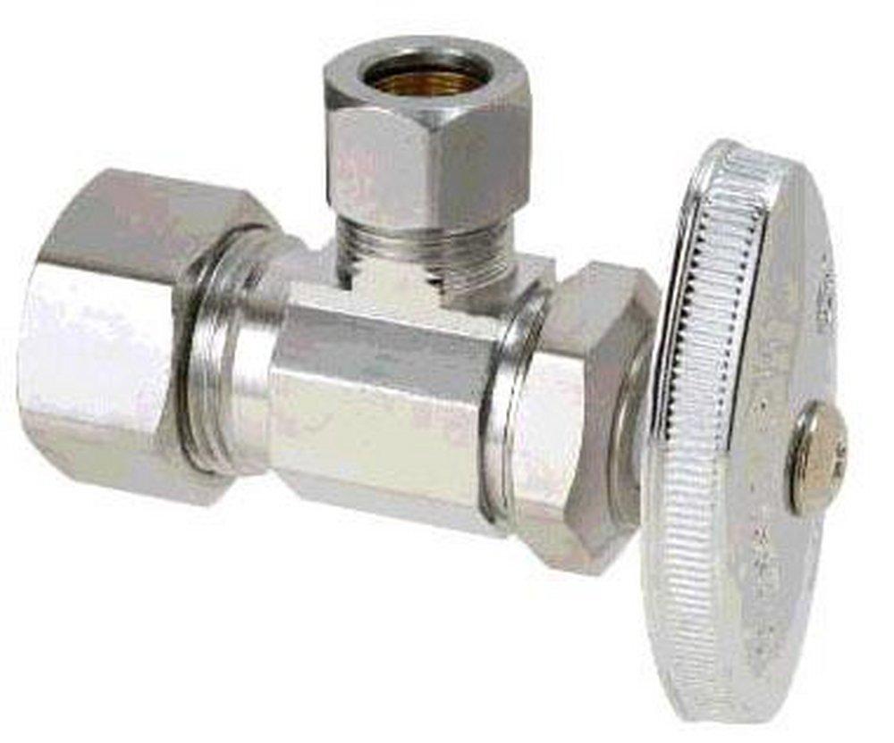 BrassCraft OCR19ZXC Supply Stop Valve 1/2 inch x 3/8 inch Chrome