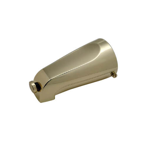 Brasscraft SWD0429 5-1/8 Inch Mixet Polished Brass Diverter Tub Spout 1/2 Slip-On