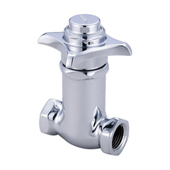 Central Brass 0331-3/8 Self-Close Straight Stop Urinal Valve Polished Chrome