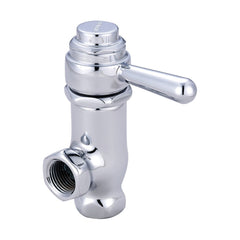 Central Brass 0333-L1/2 Lever Angle Supply Stop Valve 1/2 in. Polished Chrome