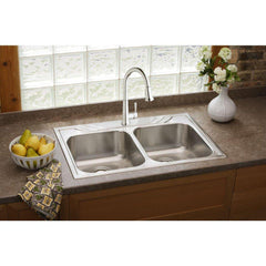 Elkay LK6000CR Everyday Single Hole Deck Mount Kitchen Faucet with Pull-down Spray Forward Only Lever Handle Chrome