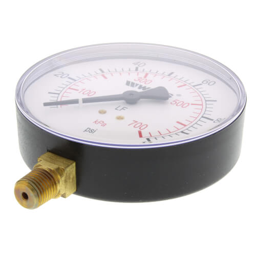 Watts 0121654 LFDPG-1 4 Pressure Gauge 0-100 psi