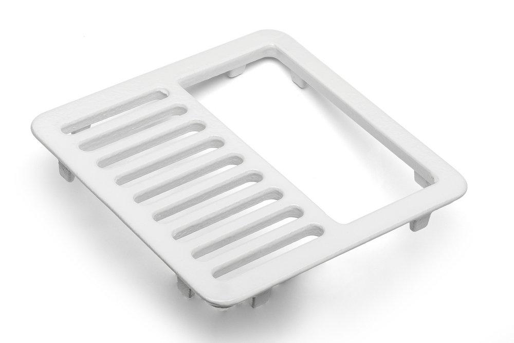 Zurn JP2375H Cast Iron Enameled Half Grate for FD2375 Floor Sink