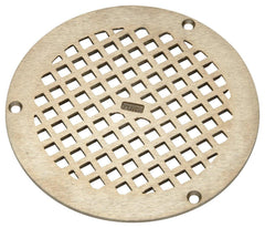 Zurn PN400-6B-STR 6 x 6 in. Round Grid Strainer Nickel Bronze