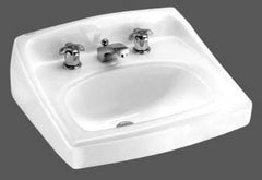 American Standard 0355.012.020 Lucerne 20-1/2 x 18-1/4 in White Vitreous China Wall Hung Bathroom Sink