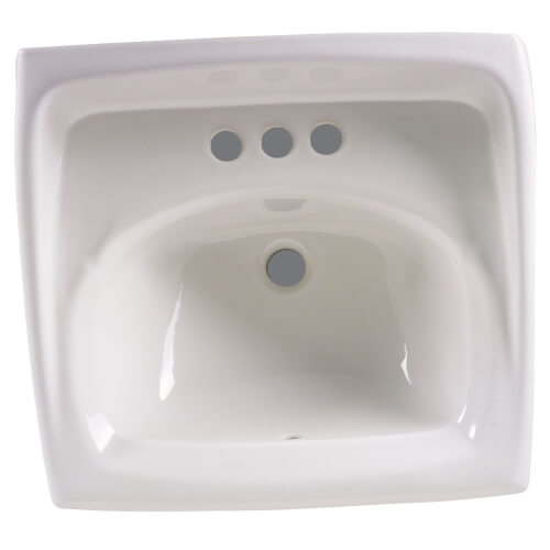 American Standard 0355.012.020 Lucerne 20-1/2 x 18-1/4 in White Vitreous China Wall Hung Bathroom Sink