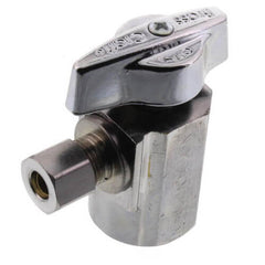 BrassCraft KTR07X-C 1/2 FIP x 1/4 OD Compression Angle Ball Stop Valve Chrome Plated