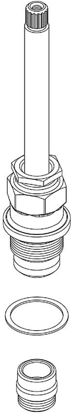 Central Brass K-2-CT Corner Stem Assembly with Seat