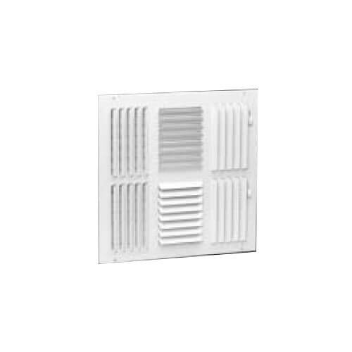 Hart & Cooley 43890 8 x 8 White Sidewall Ceiling Register 684 Series