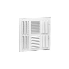 Hart & Cooley 43890 8 x 8 White Sidewall Ceiling Register 684 Series