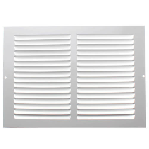 Hart & Cooley 43300 6 x 4 White Sidewall/Ceiling Return Air Grille 672 Series