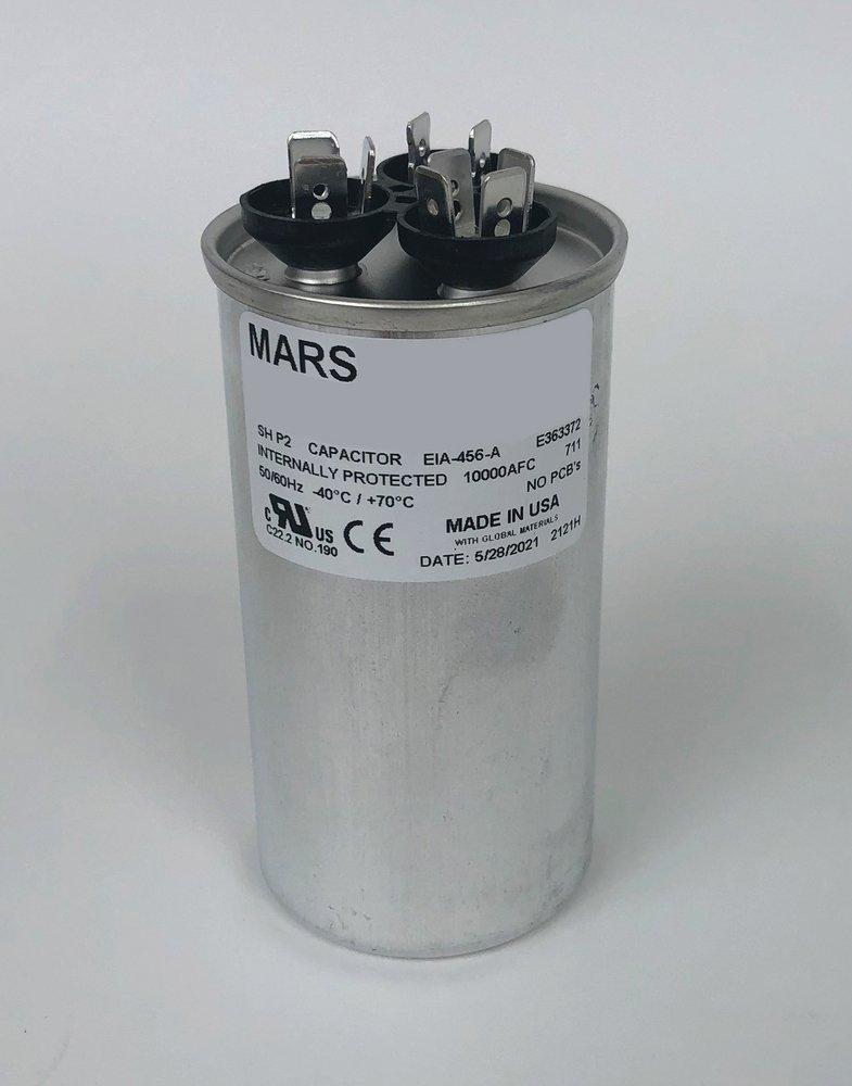 Mars 14287 USA 40/7.5 mfd 440/370V Dual Round Run Capacitor