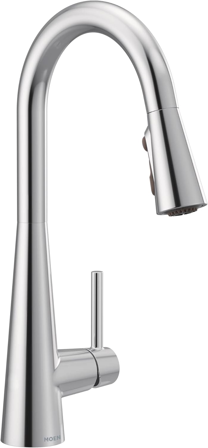 Moen 7864 Sleek Chrome One-Handle Pulldown Kitchen Faucet