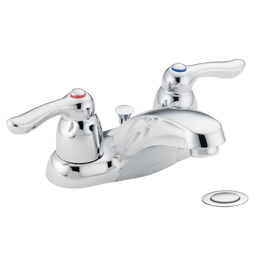 Moen 64925 Chateau Two-Handle Centerset Bathroom Faucet Chrome