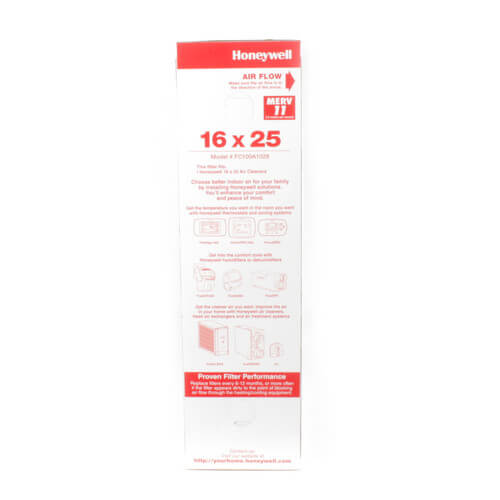 Honeywell Home FC100A1029 16x25x4 Media Air Filter