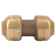 SharkBite U004LF 1/4 Inch Push Brass Coupling