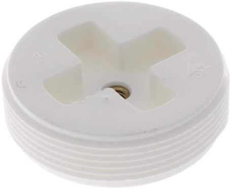 Sioux Chief 878-20 2 Inch Slotted Polypro Flush Plug with Threaded Brass Insert