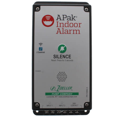 Zoeller 10-4013 Apak Z Control Wireless Indoor Alarm System With Reed Sensor