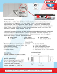 Zilmet ZAF012MF ActivFlo Solo Water Conditioner 1/2 MNPT x 1/2 FNPT