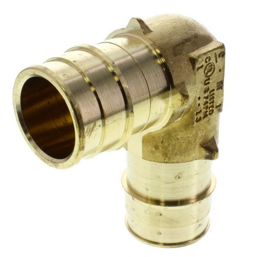 Uponor LF4711000 ProPEX Lead Free Brass Elbow 1 Inch PEX