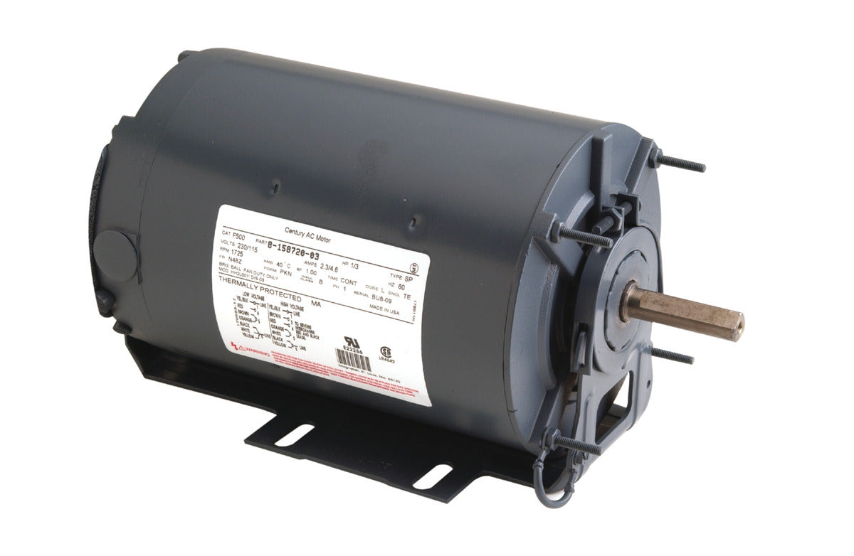 Century UF501 Agricultural Fan Motor 1/2 HP 230/115 V