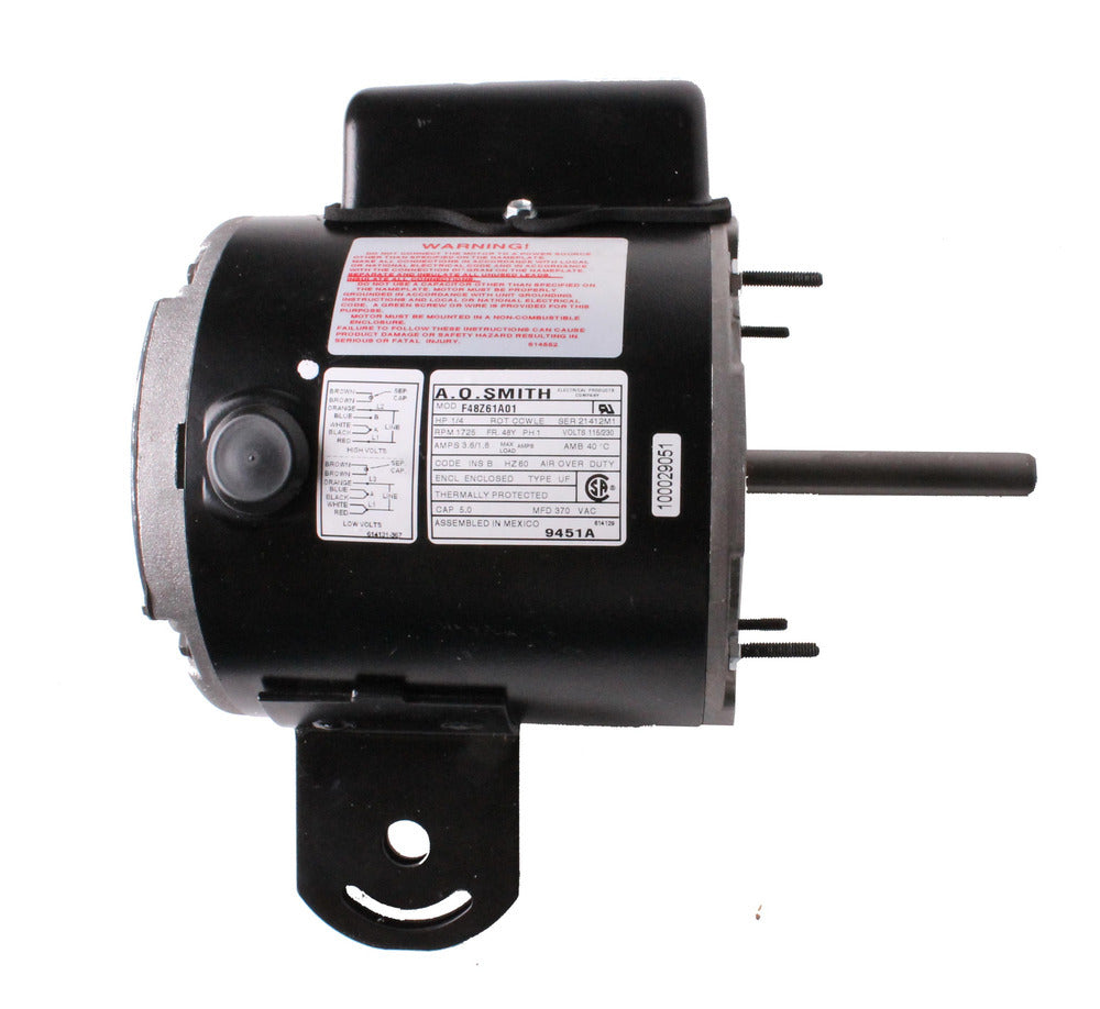 Century U9451A Pedestal Fan Motor 1/4 HP CCWLE Single Phase