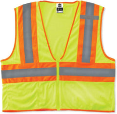 Ergodyne 21291 Hi-Vis Economy Two-Tone Vest Lime X-Small