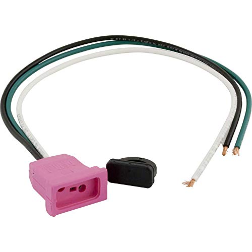 Hydro Quip 09-0024C-A 1-Speed Pump Receptacle Molded Pink 14/3