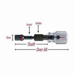 Malco HHD2 Connext Magnetic Hex Hand Driver 5/16 Inch 10-1/2 Inch