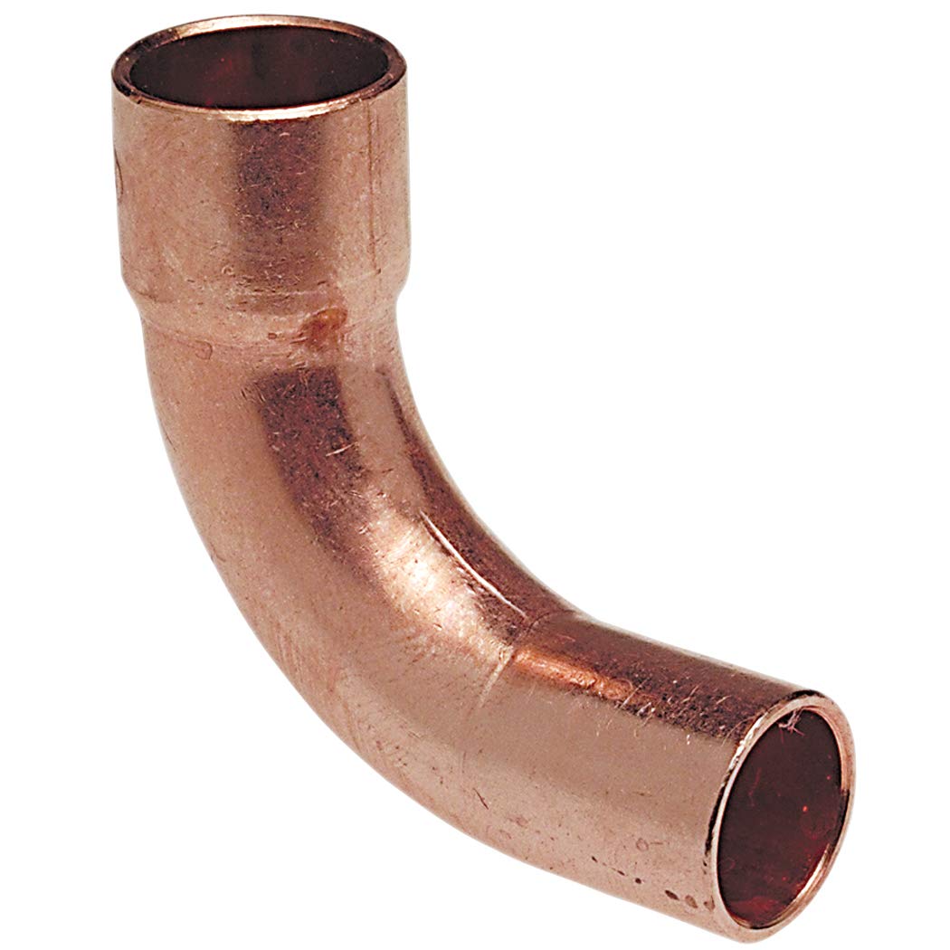 Nibco 6072LT38 3/8 Inch 90 Degree Long Radius Fitting Elbow Wrot Copper