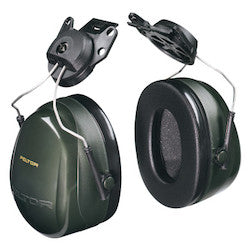 Peltor H7P3E Optime 101 Earmuffs 24 Db Nrr Dark Green Cap Attached