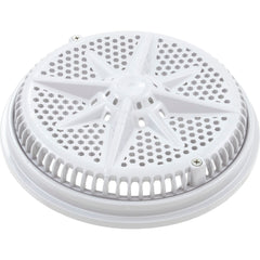 Pentair 500103 8-Inch White Cover with Single Short Ring Replacement StarGuard Pool and Spa Main Drains