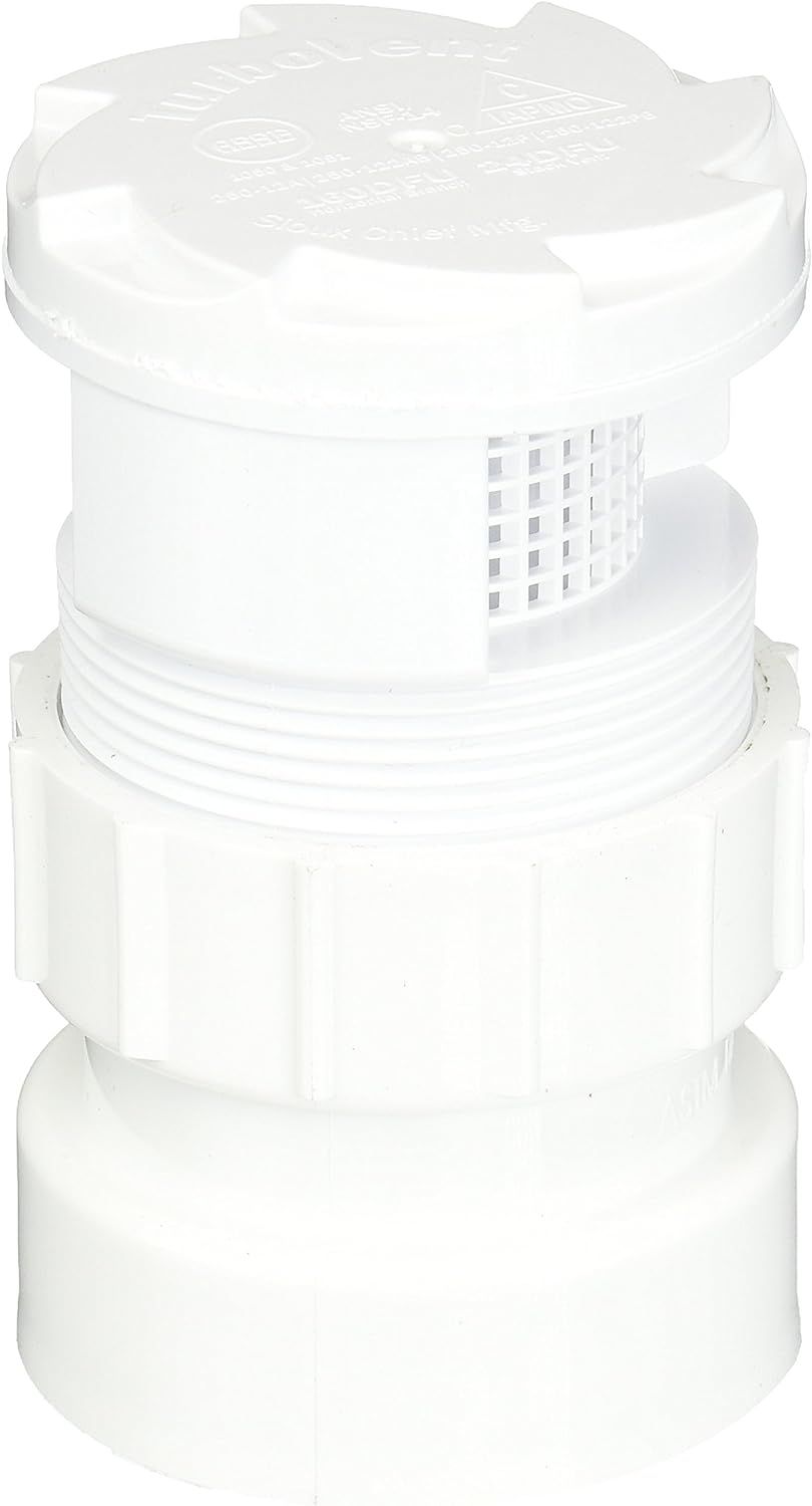 Sioux Chief 250-122PB TurboVent 1-1/2 in. 160 DFU ABS Air Vent in White