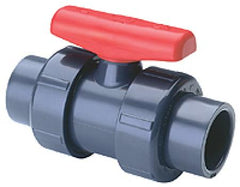 Spears 3639-015C CPVC True Union 2000 Ball Valve 1-1/2 Inch Socket FNPT FKM