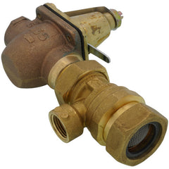 Taco 3493-075-BT1 3/4 Brass Combination Boiler Feed Valve Backflow NPT x NPT