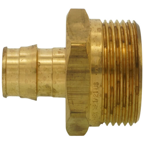 Uponor Q4143275 ProPEX Manifold Straight Adapter, R32 x 3/4, Brass