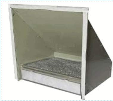 Allied Commercial Z1DAMP11A-1 Manual Outside Air Damper with Outside Air Hood